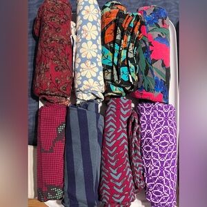 Lot of 11 LulaRoe One Size Leggings